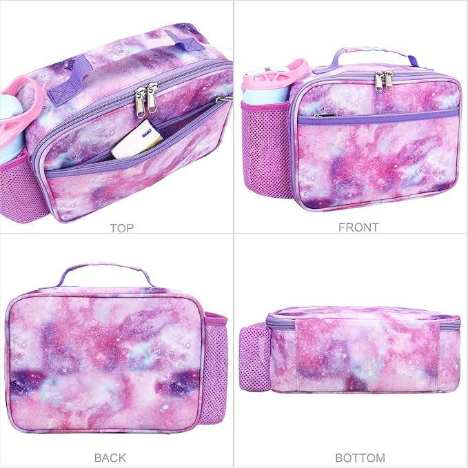 RHCPFOVR Kids Lunch Bag - Insulated Lunch Box for Boys Girls,Washable Lunch Bag and Reusable Toddler Leak-proof Lunchbox for School and Daycare