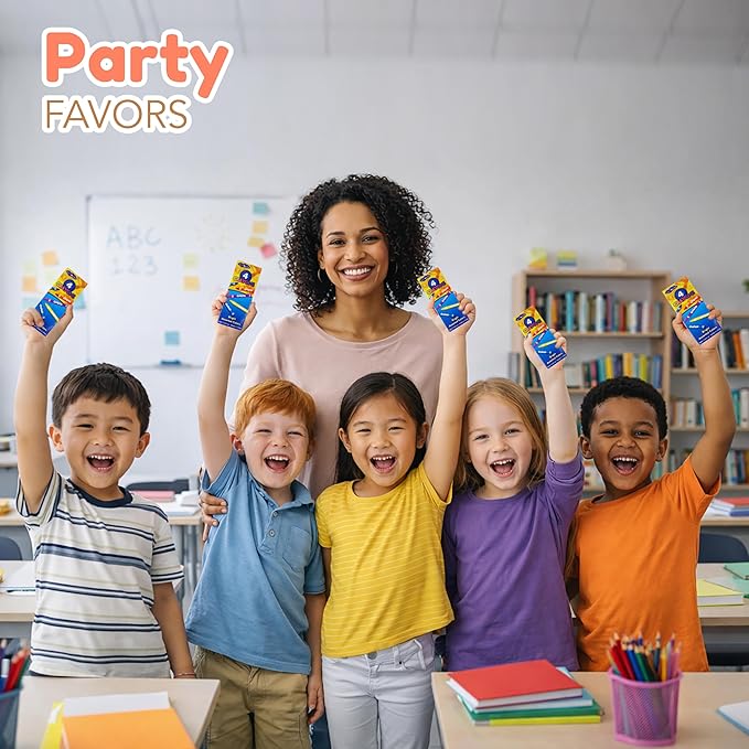 4E's Novelty 144 Boxes of 4 Packs Bulk Crayons for Kids, Non-Toxic Crayons Bulk, Classroom Must Haves, Supplies for Teachers Restaurants Crayon Party Favors Individual Packs