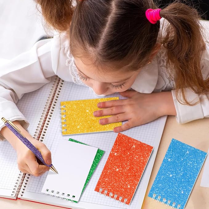 24 Pack Mini Notebooks Party Favor Small Spiral Journal Notepads for Kids