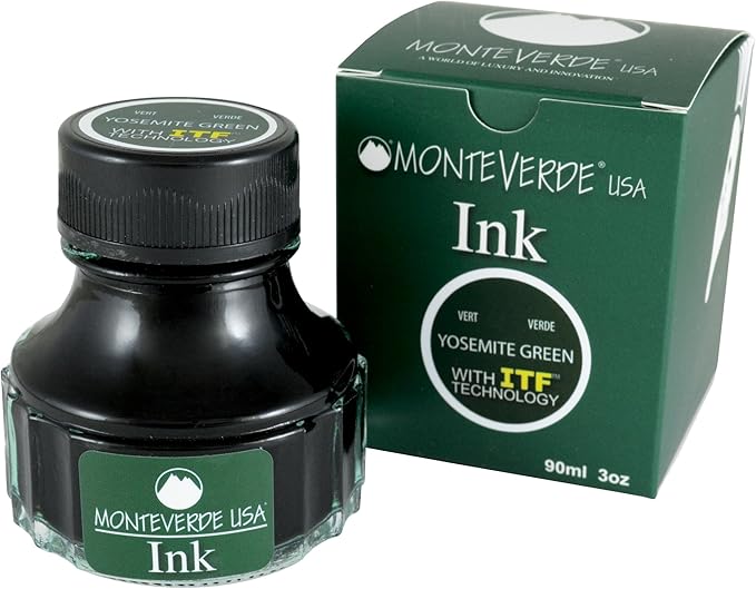 Monteverde USA Ink with ITF Technology, 90 ml Yosemite Green (G308YG)