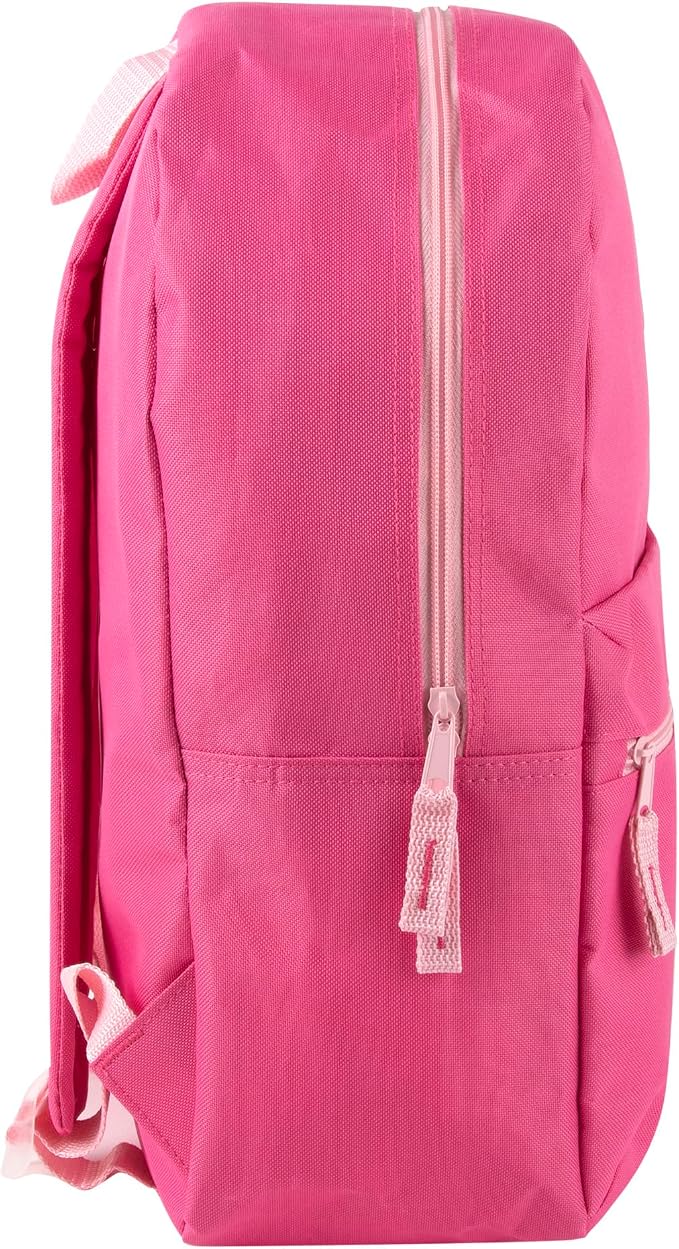 Trail maker 24 Pack- Classic 17 Inch Backpacks in Bulk Wholesale Back Packs for Boys and Girls (Pink)