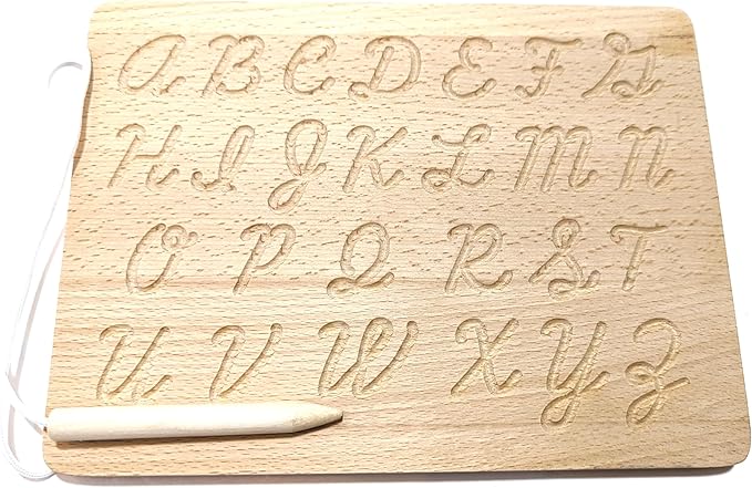 Montessori Alphabet Tracing Boards Alphabet Letters ABC Tracing (Cursive)