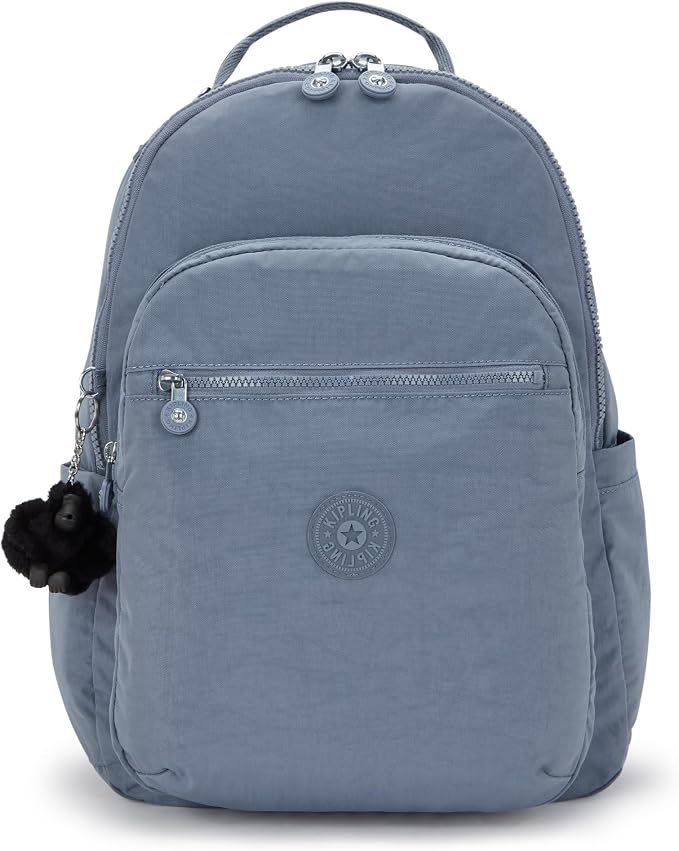 Kipling Women's Seoul 15" Laptop Backpack, Durable, Roomy with Padded Shoulder Straps, Built-In Protective Sleeve