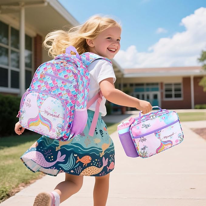 RHCPFOVR Kids Lunch Bag - Insulated Lunch Box for Boys Girls,Washable Lunch Bag and Reusable Toddler Leak-proof Lunchbox for School and Daycare