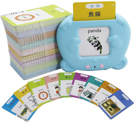 Mayaphilos 510 Sight Words Chinese and English Talking Flash Cards, Early Education Card, Learn Mandarin for Kids, Learning Cards for Toddlers Birthday Gifts
