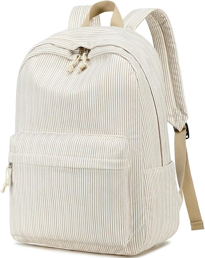BTOOP School Backpack for Teens Large Corduroy Bookbag Lightweight 15.6 inch Laptop Bag for Girls Women Casual High School College