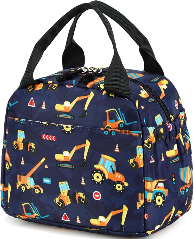 CAMTOP Boys Lunch Box Kids Insulated Lunch Bag Kids Cute Lunchbox for Boys Loncheras Para Niños