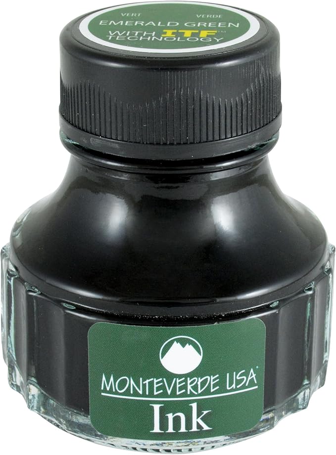 Monteverde USA Ink with ITF Technology, 90 ml Emerald Green (G308GN)