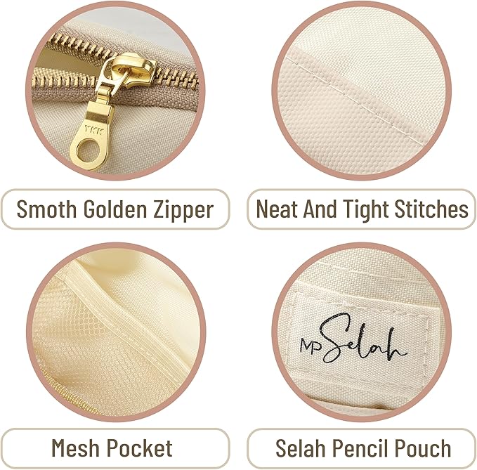 Mr. Pen- Pencil Case, Brown, Pencil Pouch, Pencil Bag, Pen Case, Pen Pouch, Pencil Pouches, Pencil Bags