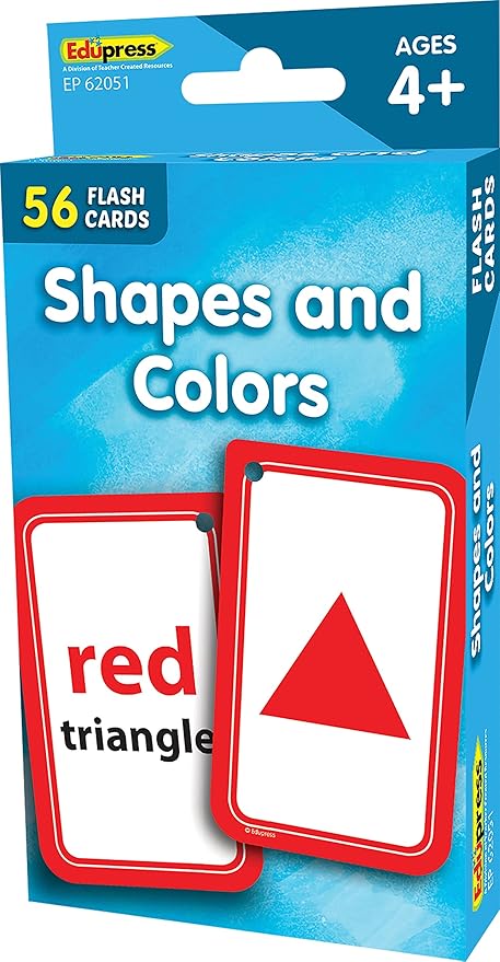 Teacher Created Resources Shapes and Colors Flash Cards (EP62051)
