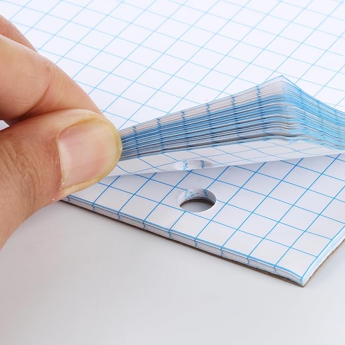 Mr. Pen- Graph Paper Pad, 8.5x11 Inches, 4x4 (4 Squares per Inch) (Pack of 2)