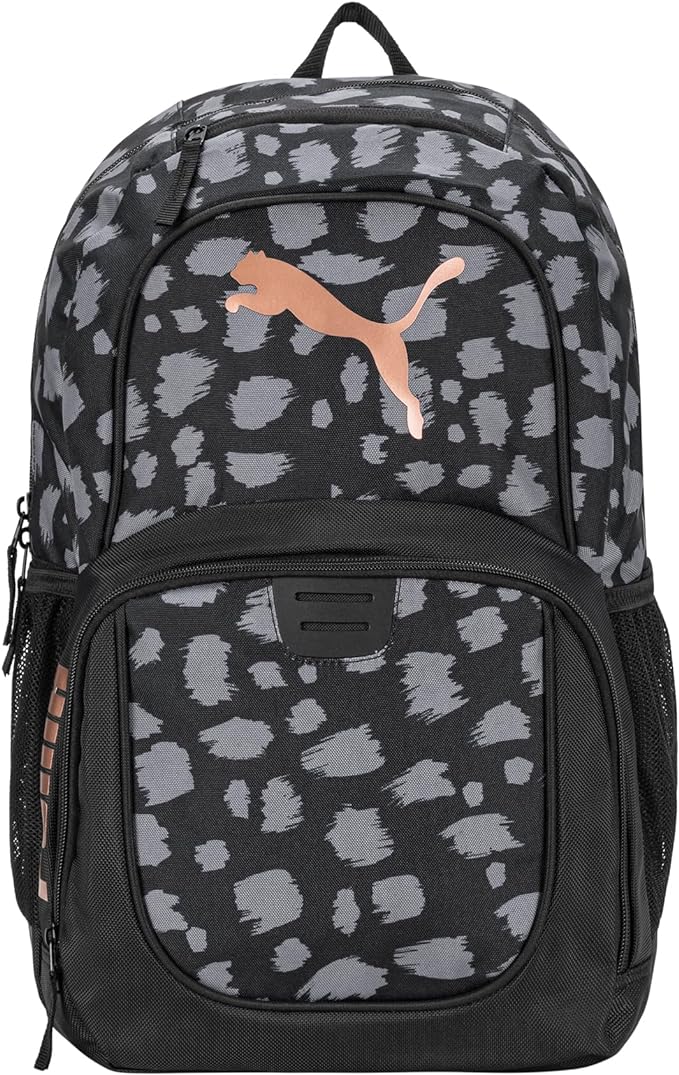 PUMA Unisex Adult Evercat Contender Backpack, Black/Rose Gold