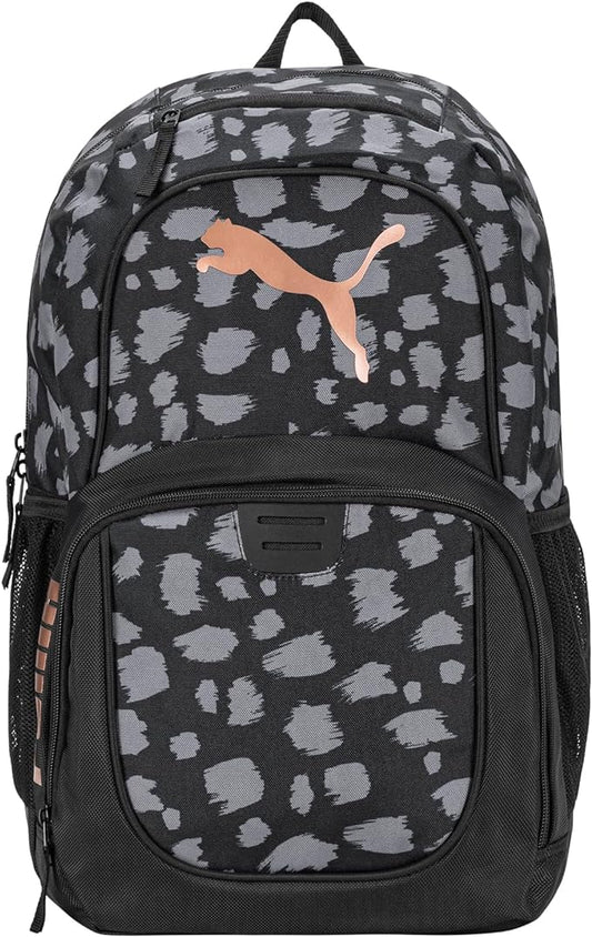 PUMA Unisex Adult Evercat Contender Backpack, Black/Rose Gold