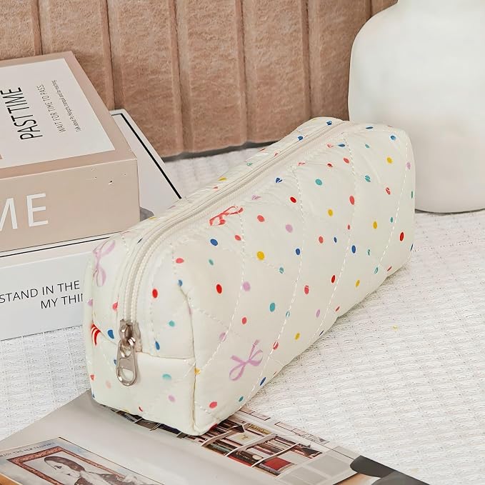 Pencil Case Pen Case Office College School Storage Bag Pouch Holder Box Organizer Makeup Pouch Cosmetic Bag Aesthetic Cute Pencil Case for Girls Boys Kids (T)