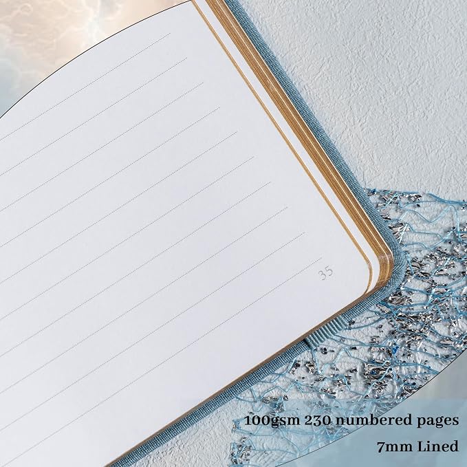TIEFOSSI B5 Lined Journal, College Ruled Notebook for Women Men