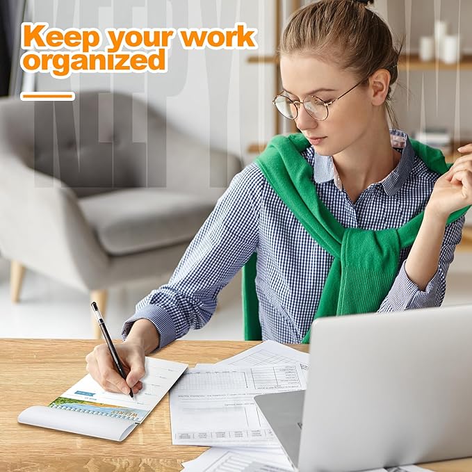 Weekly Planner Notebook, To Do List Notepad with 52 Undated Sheets 6.9"×9.8" - Weekly Organizer for Women & Man, Work, Study, and Daily Life, B5-LB