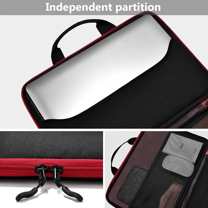 Hseok Laptop Sleeve 13-14 Inch Case Briefcase Compatible with MacBook Neo Pro 14 M5/M4/M3/M2/M1, All Models 13.3 Mac Air/Pro, XPS 13 14, Most Popular 13"-14" Notebooks,B01K03