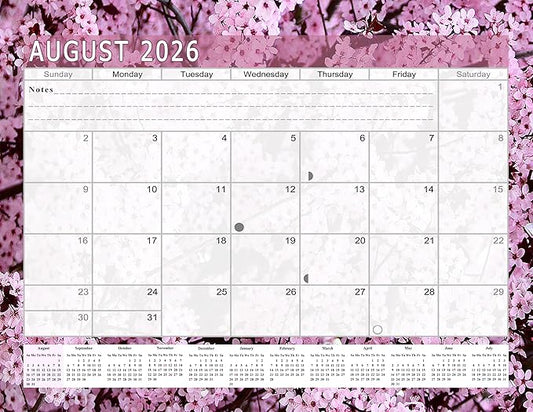 2026-2027 Academic Year 12 Months Student Calendar/College Planner for 3-Ring Binder, Desk or Wall -School Supplies - Made in USA (Edition #021)