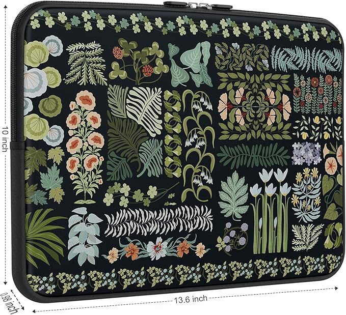 iCasso Laptop Sleeve 13 inch for MacBook Air 13-13.6 inch M5/M4/M3/M2, Laptop Sleeve for MacBook Neo/Pro 13 inch, Slim Protective Travel Carrying Case for MacBook Pro 14'', Chromebook HP Dell, Black
