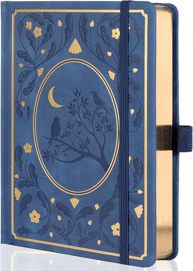 TIEFOSSI Line Journal Notebook, A5 Hardcover Rule Journal for Women Men