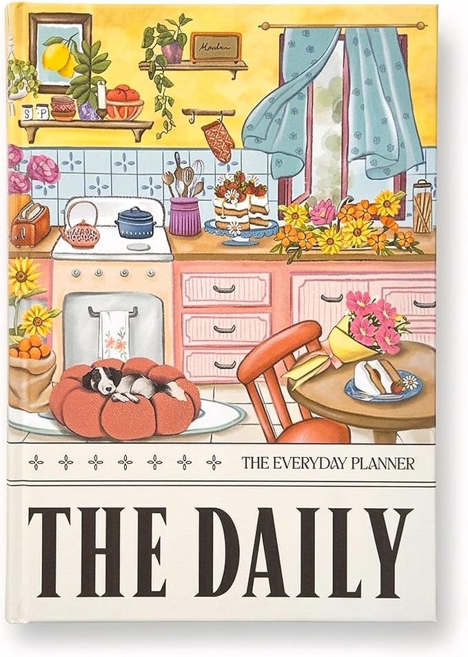 Notcoy Undated Daily Planner and Notebook, Aesthetic Hardcover Productivity Planner with To-Do List, Habit Tracker, Weekly & Monthly Views - Everyday