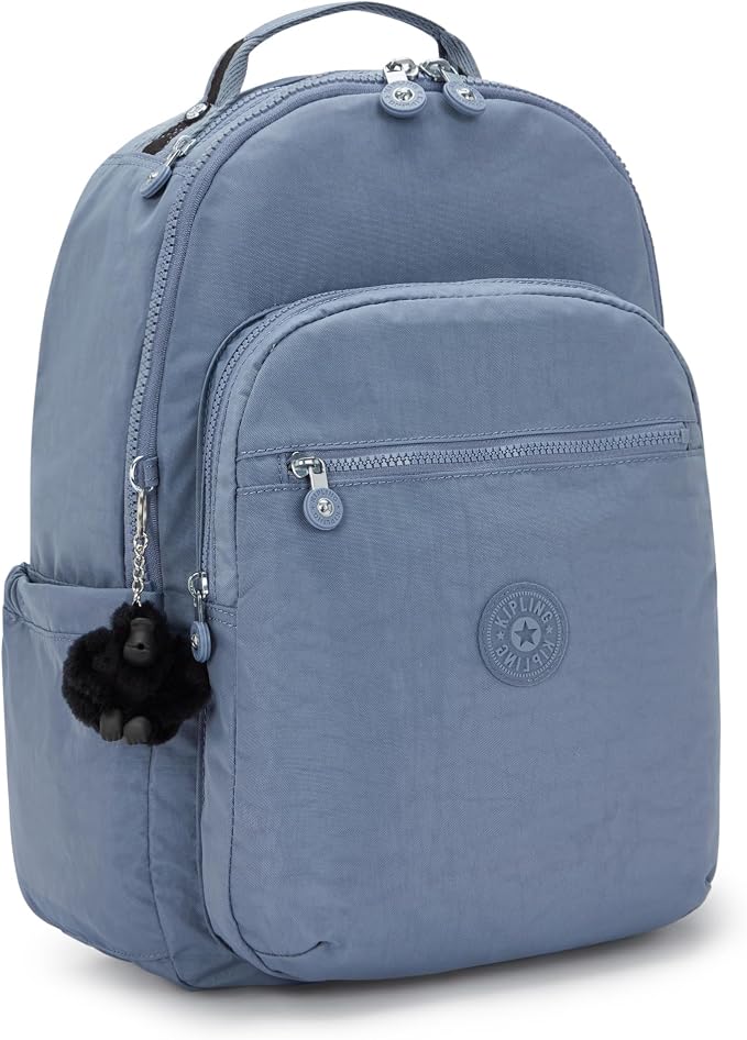 Kipling Women's Seoul 15" Laptop Backpack, Durable, Roomy with Padded Shoulder Straps, Built-In Protective Sleeve