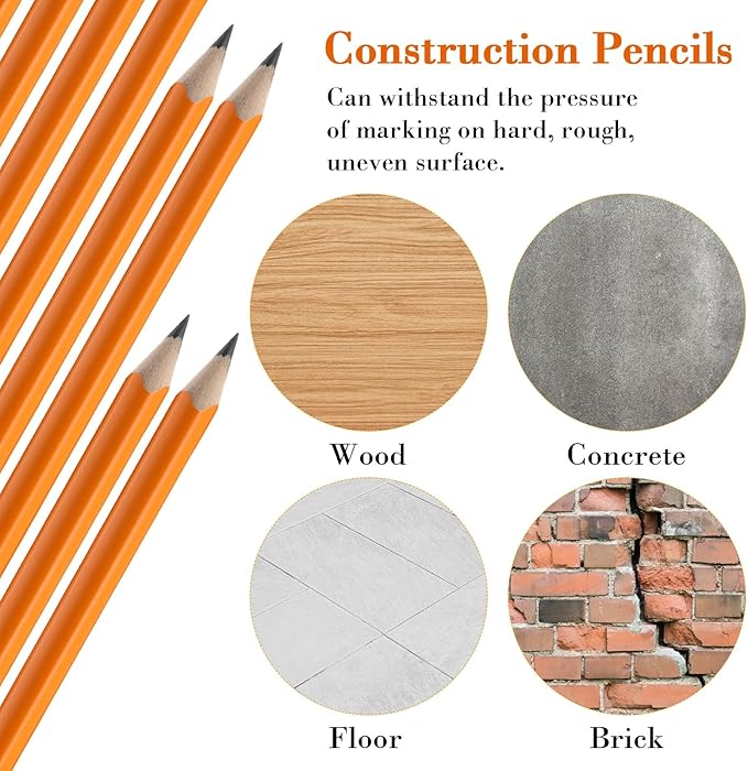 Fainne 102 Pieces Jumbo Pencils Set for Kids Toddlers 96 Thick Fat Large Pencils with Erasers 6 Sharpeners Bulk for Preschool Kindergarten Elementary School Classroom(Orange, Gold,Triangle)