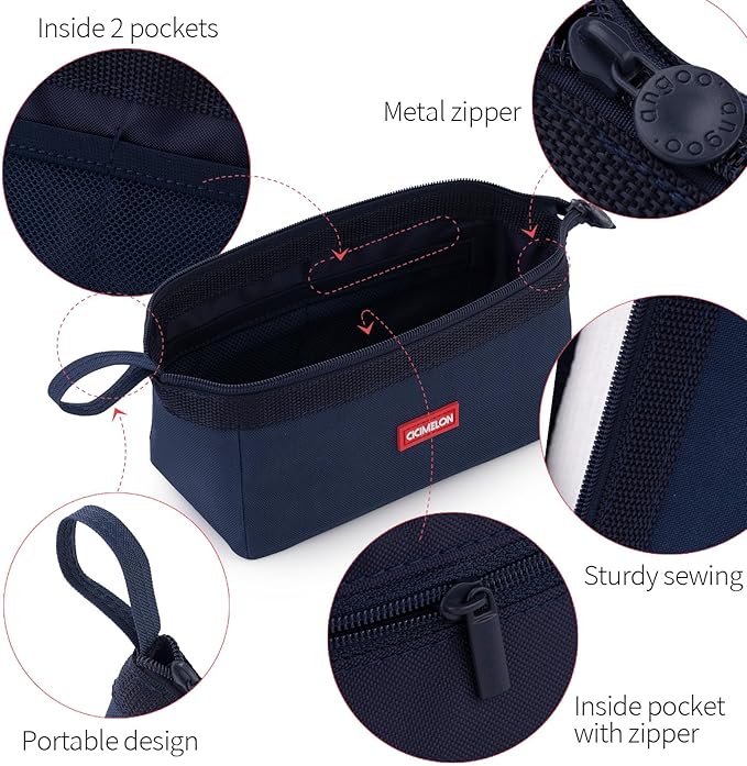 CICIMELON Pencil Case Large Capacity Pencil Pouch Pen Bag for School Teen Girl Boy Men Women
