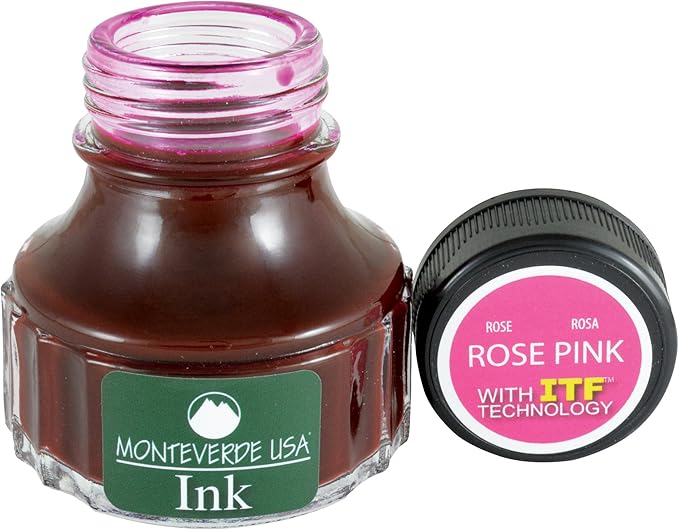 Monteverde USA Ink with ITF Technology, 90 ml Rose Pink (G308PK)