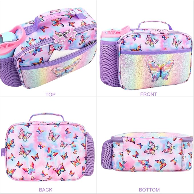 RHCPFOVR Kids Lunch Bag - Insulated Lunch Box for Boys Girls,Washable Lunch Bag and Reusable Toddler Leak-proof Lunchbox for School and Daycare