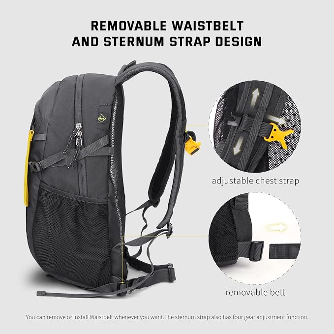 SKYSPER Small Hiking Backpack, 20L Lightweight Travel Backpacks Hiking Daypack Rucksack Women Men for Trekking Backpacking Outdoor Sports