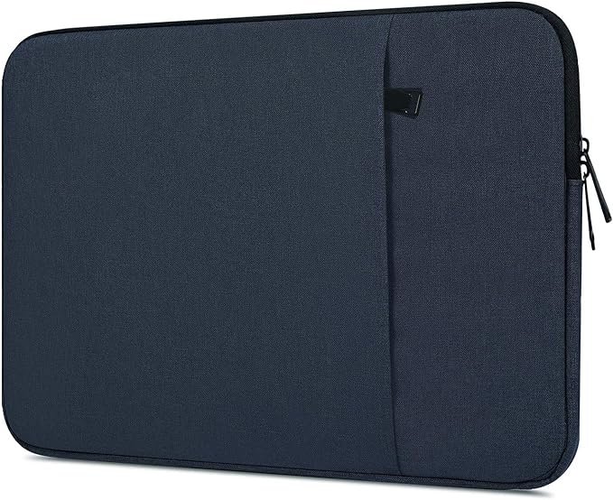 15.6 16 inch Laptop Sleeve Case for HP Envy X360/Pavilion 15, HP Omnibook 16, Lenovo IdeaPad 15, Dell Inspiron Plus 16, Acer Aspire 15, ASUS, Water-Restistant 15.6 Computer Bag -Navy Blue