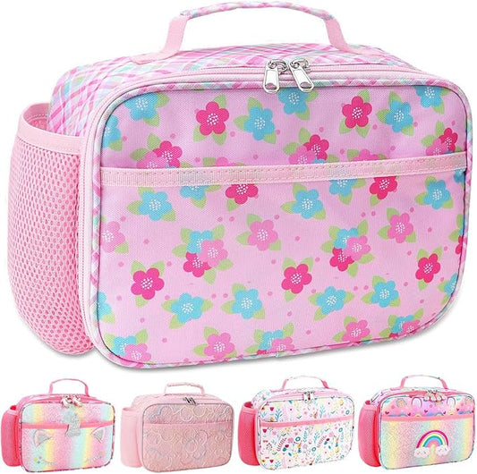 RHCPFOVR Kids Lunch Bag - Insulated Lunch Box for Boys Girls,Washable Lunch Bag and Reusable Toddler Leak-proof Lunchbox for School and Daycare