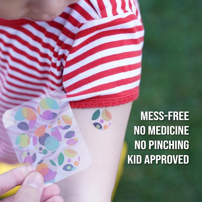 Quitch Mosquito Bite Itch Relief Bug Bite Patch, Camping Travel Essentials | After Bite Insect Bite Treatment, Anti Itch Cream Alternative, Insect Bite Relief, Cruise, Travel and Camping Essential