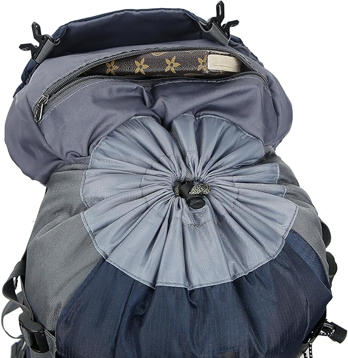 WoneNice 50L(45+5) Waterproof Hiking Backpack Outdoor Daypack w/Rain Cover