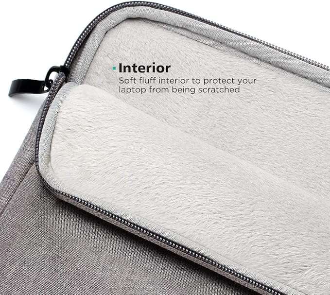 NIDOO 13-14 inch Laptop Sleeve Case Protective Computer Cover for 14" MacBook Pro M2 M1 / 14.4" Surface Laptop Studio / 13.5" Surface Book 3 / ThinkPad X1 Carbon / P14s T14 E14 / HP, Grey