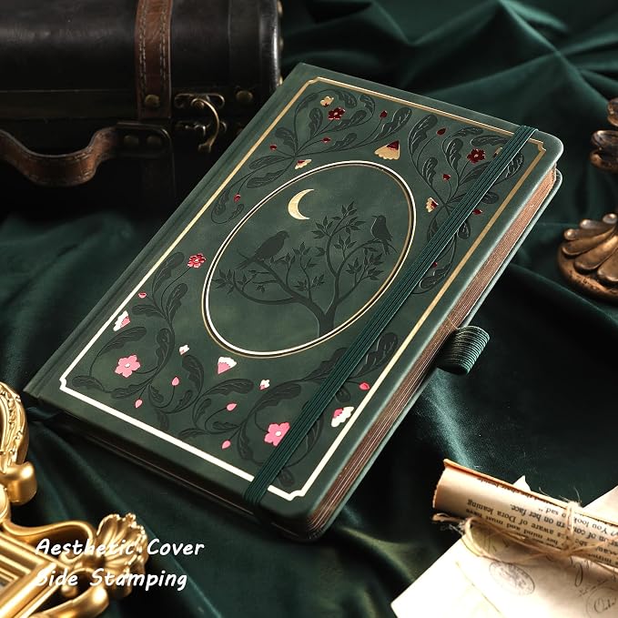 TIEFOSSI Line Journal Notebook, A5 Hardcover Rule Journal for Women Men