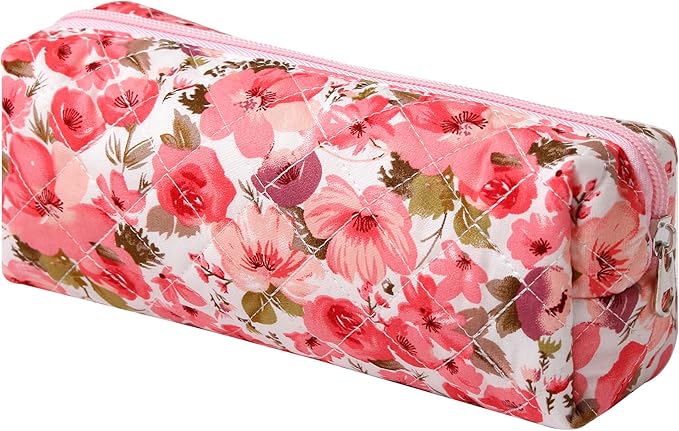 Pencil Case Pen Case Office College School Storage Bag Pouch Holder Box Organizer Makeup Pouch Cosmetic Bag Aesthetic Cute Pencil Case for Girls Boys Kids (B)
