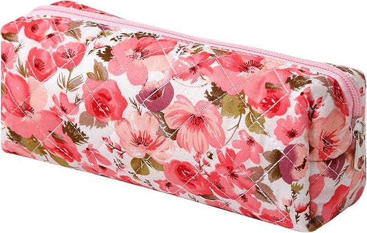 Pencil Case Pen Case Office College School Storage Bag Pouch Holder Box Organizer Makeup Pouch Cosmetic Bag Aesthetic Cute Pencil Case for Girls Boys Kids (B)