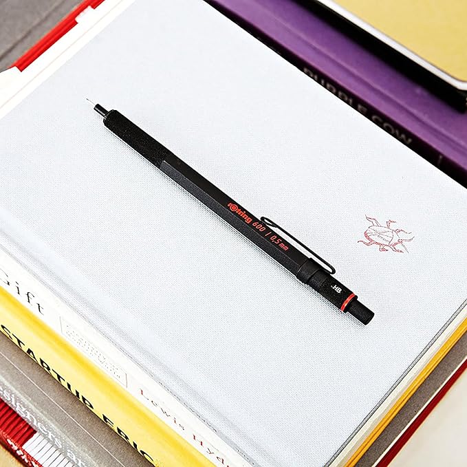 rOtring 600 Mechanical Pencil, 0.5mm, Black Barrel - For Writing, Drafting, Engineering, Architecture Professionals