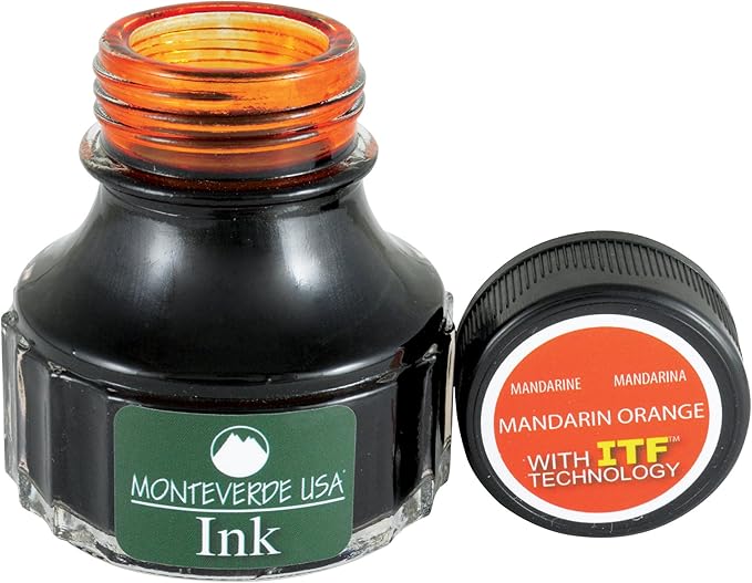 Monteverde USA Ink with ITF Technology, 90 ml Mandarin Orange (G308MO)