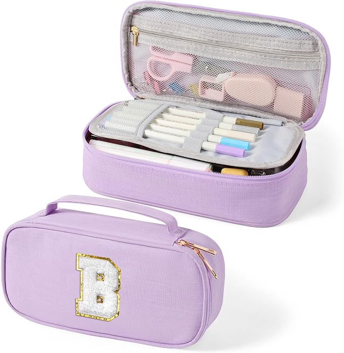 YOOLIFE Initial Bag, Birthday Gifts, Purple (B)