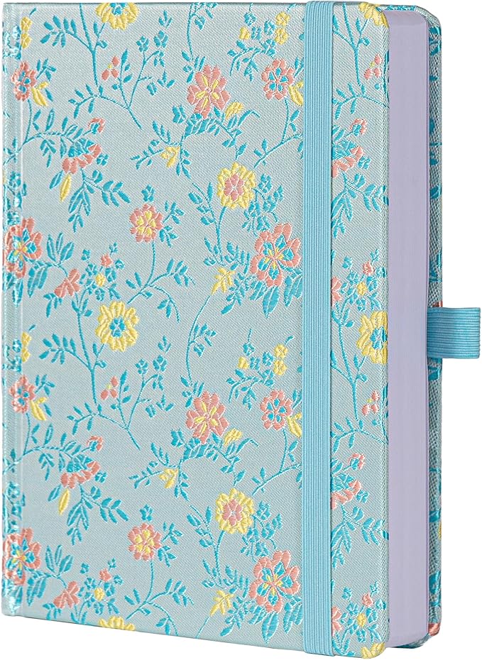 TIEFOSSI Dotted Journal Notebook for Women Men, A5 Journals for Writing, 160gsm 190 Pages Thick Paper, Perfect for Office & Home School Supplies, 8.4 X 5.8 In