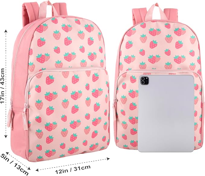 Trail maker Classic 17 inch Backpacks with Adjustable Padded Straps | School Backpacks for Girls, Boys