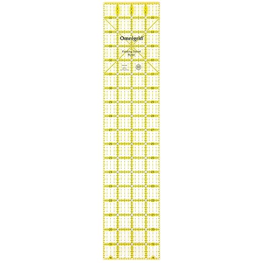 Omnigrid Folding Ruler, 4 x 36-Inch, Clear
