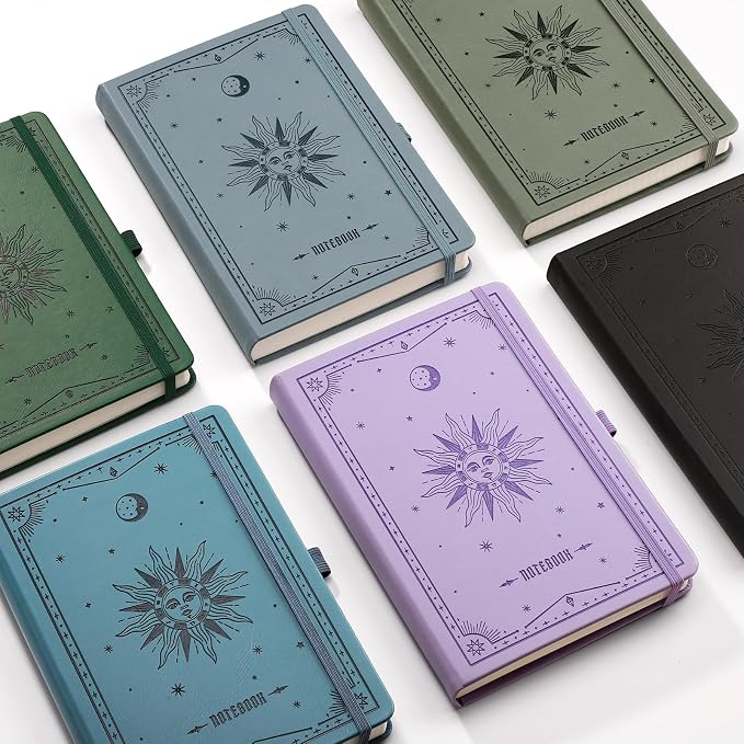 EMSHOI Blank Journal Notebook, 320 Pages, A5 Size (5.7'' x 8.3'')
