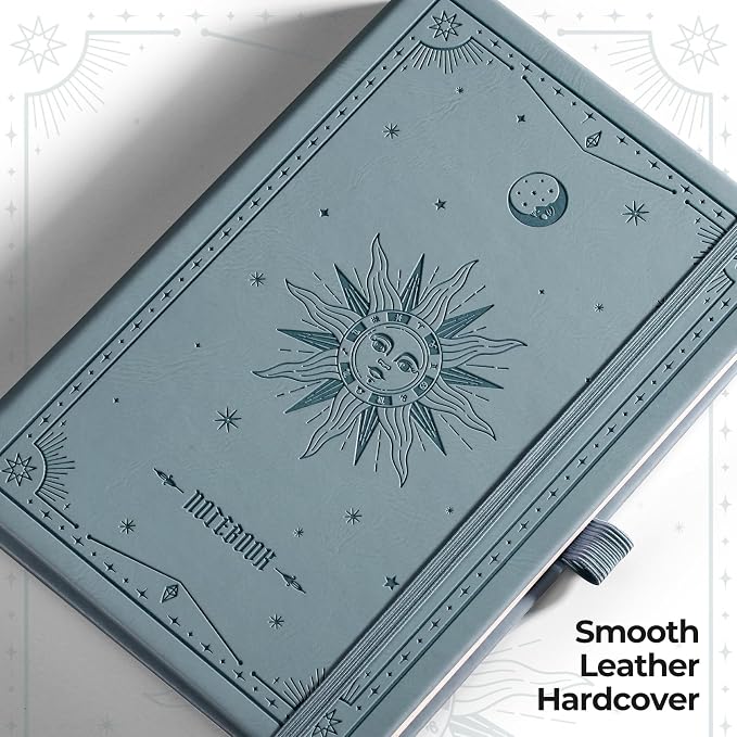 EMSHOI Blank Journal Notebook, 320 Pages, A5 Size (5.7'' x 8.3'')