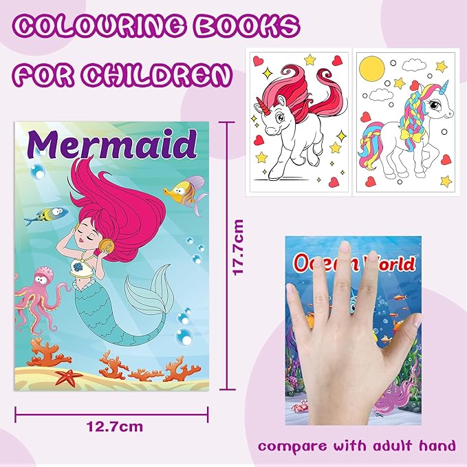 Kalysky 20Pack Coloring Books for Kids Ages 4-8 (5.1 x 7 inch),Mini Coloring Books for Kids Party Favors,Bulk Coloring Book for Toddlers Ages 2-4