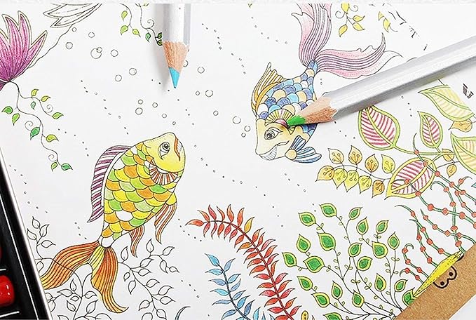 Yosoo 72-color Professional Art Drawing Pencils/Colored Pencils for Artist Sketch, Set of 72 Assorted Colors