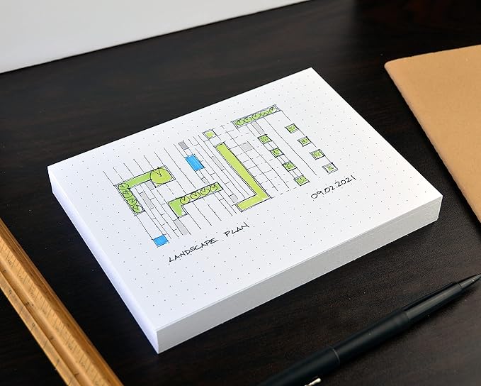 Home Advantage Dot Grid Graph Index Cards (5-x-7-inch)